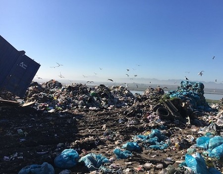 A landfill site