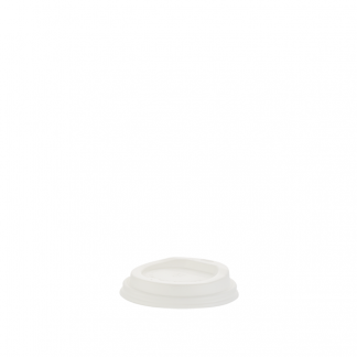 250ml Compostable White Hot Cup Lid