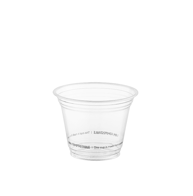 265ml Clear Compostable PLA Cup