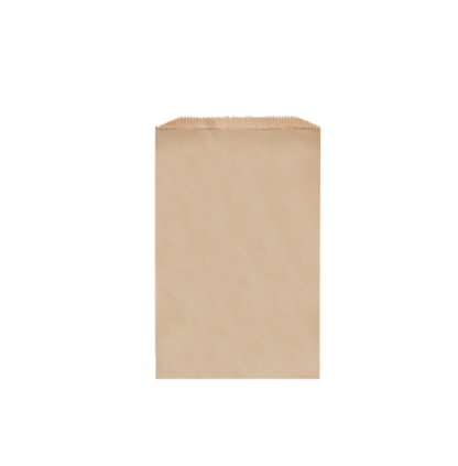3 No 6 Kraft Flat Bag