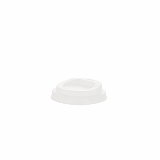 100ml Compostable White Hot Cup Lid