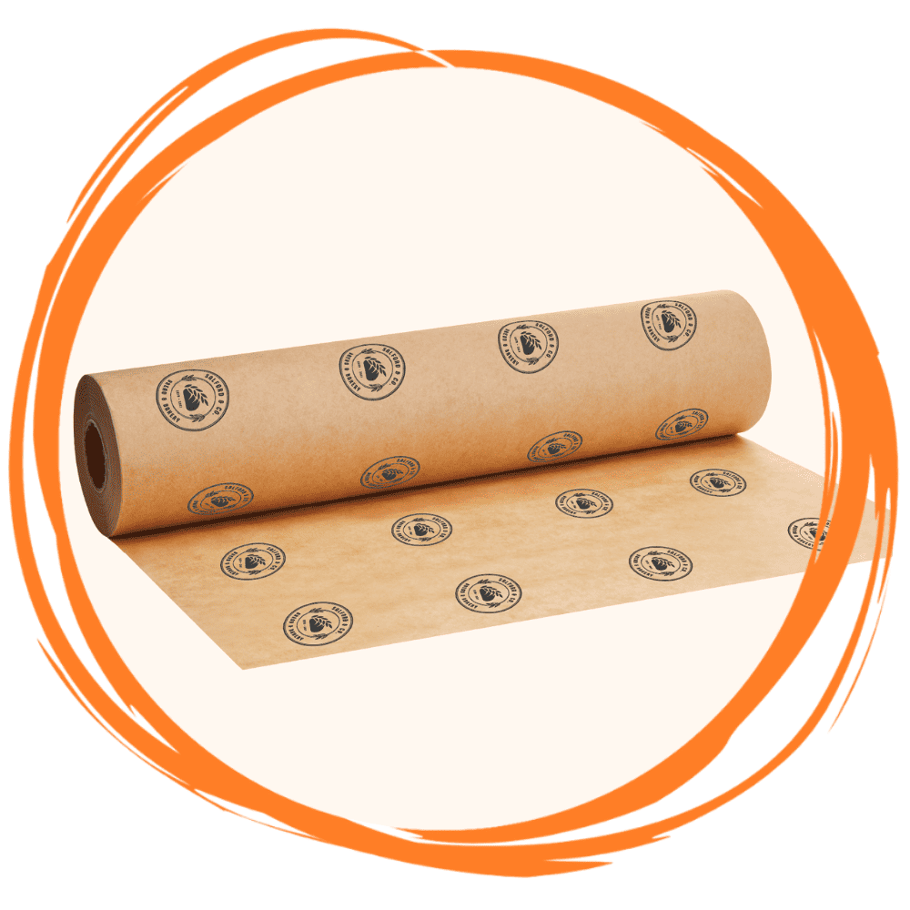 Custom printed Greaseproof Paper Rolls