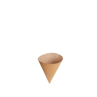 Medium Kraft Chip Cone