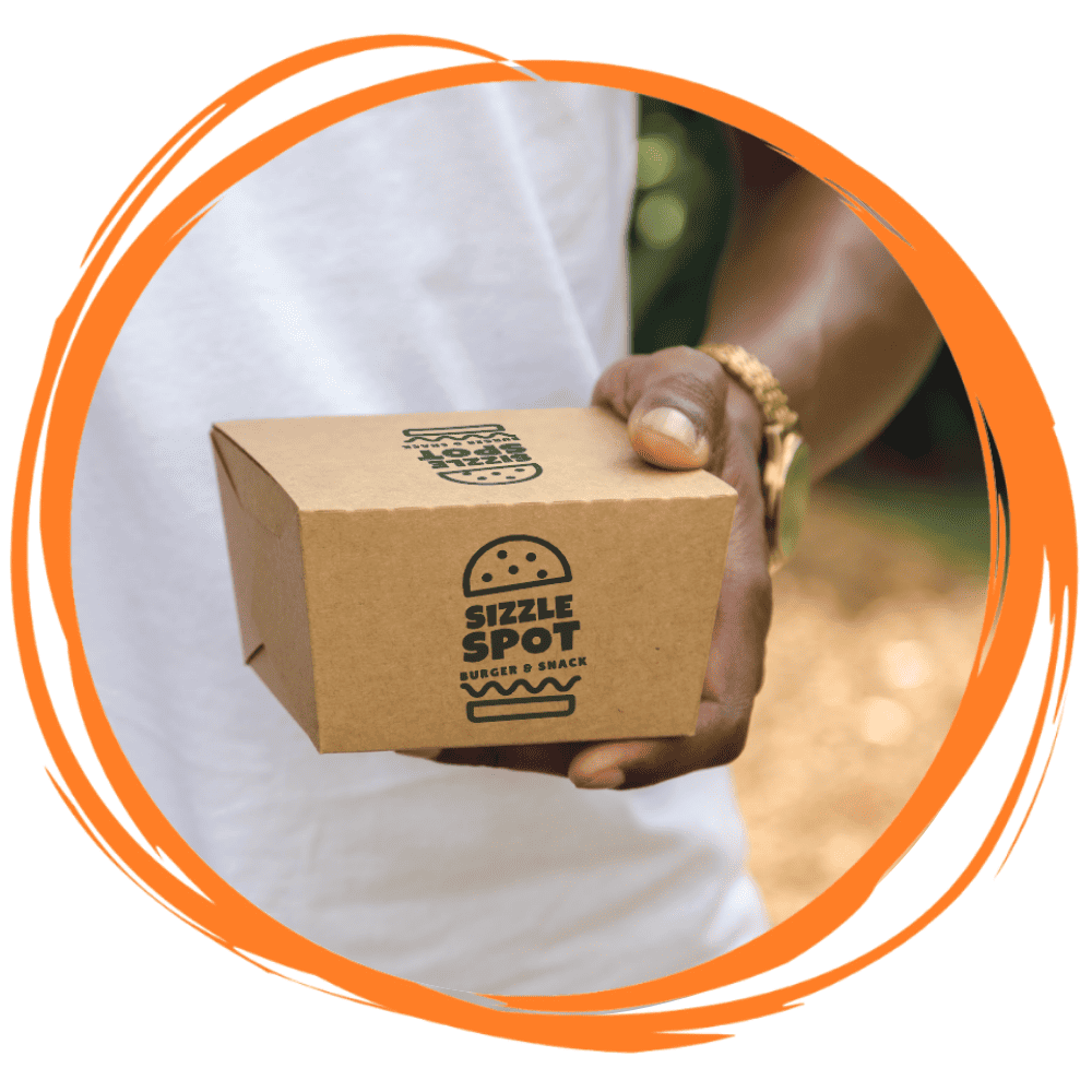 Custom Branded Kraft takeaway containers