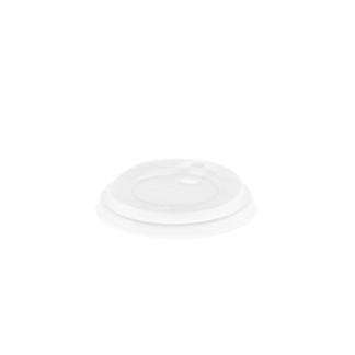 350/500ml Compostable Flip Top White Hot Cup Lid
