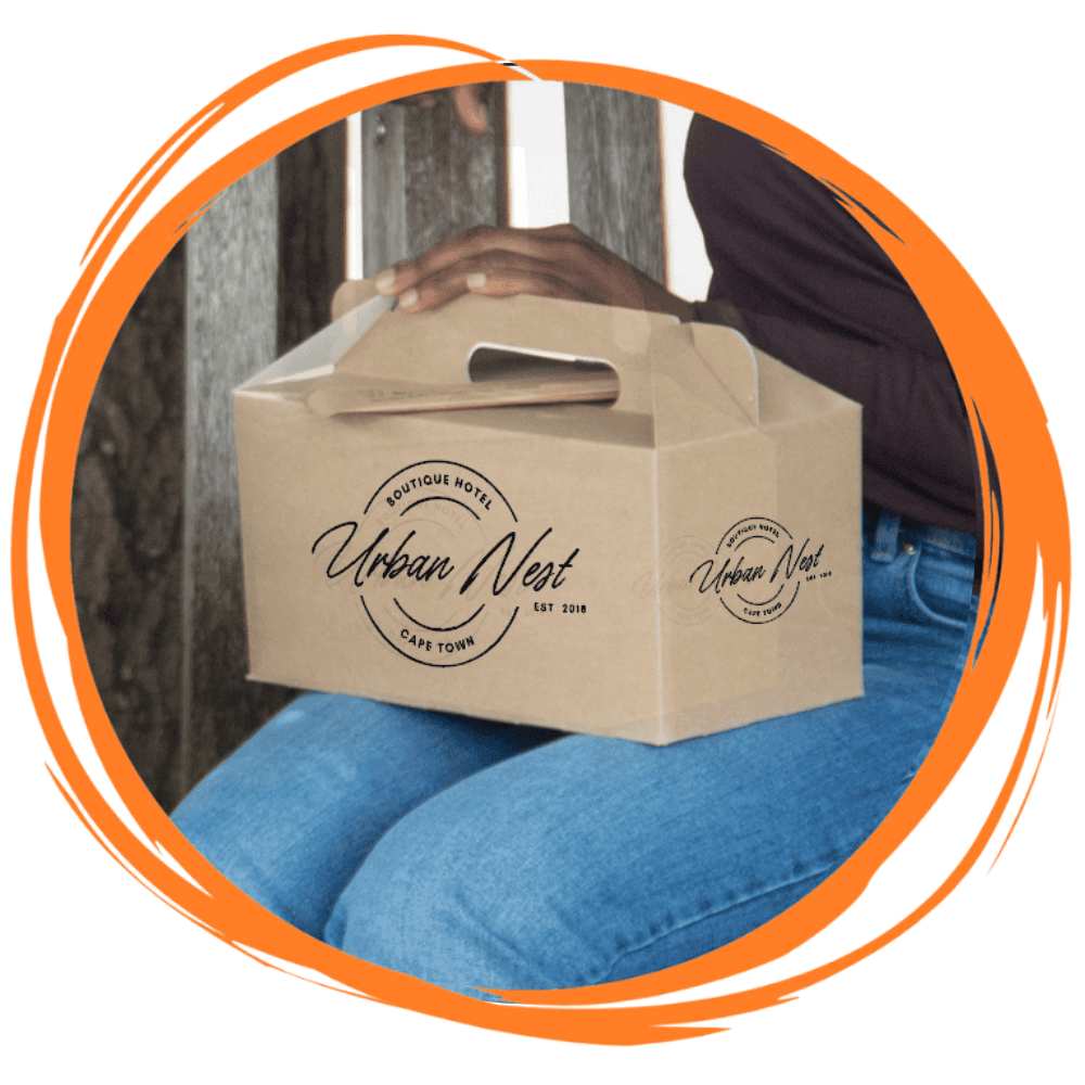 Custom Branded Kraft Meal Boxes
