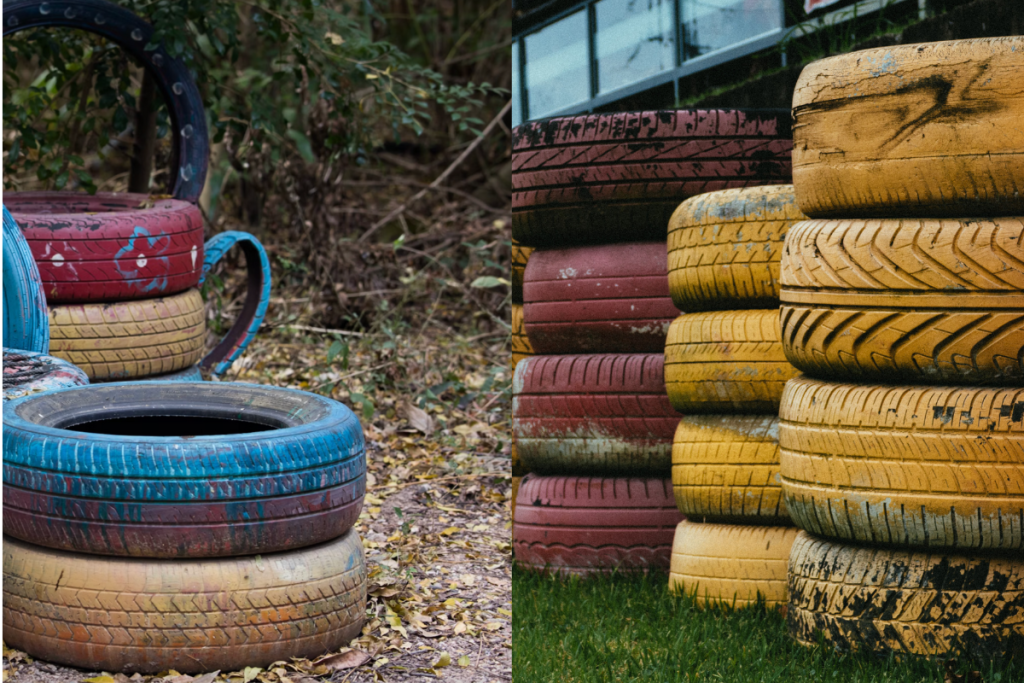 composting in tires