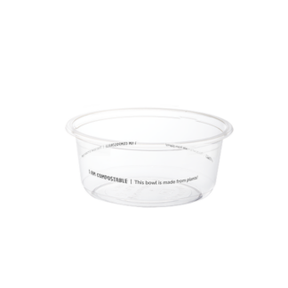 360ml Clear Compostable PLA Tub