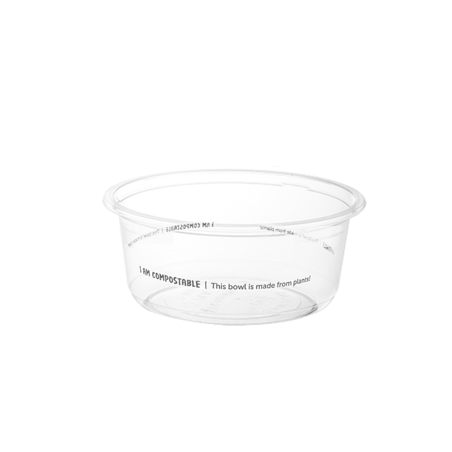 360ml Clear Compostable PLA Tub
