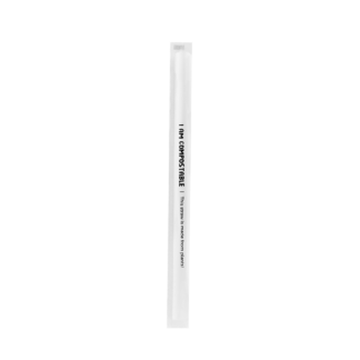 10mm Wrapped PLA Smoothie Straws - Carton