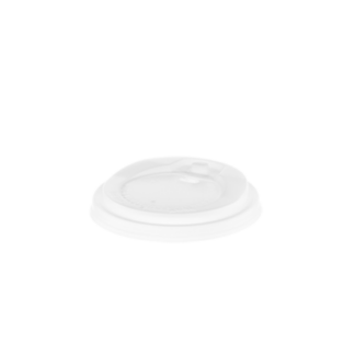 250ml Compostable Flip Top White Paper Cup Lid - Carton