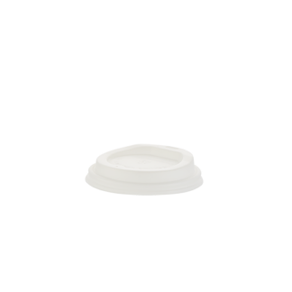 250ml Compostable White Paper Cup Lid - Carton