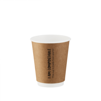 350ml Kraft Double Wall Paper Cup - Carton