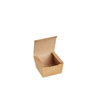 600ml Kraft Burger Box - Carton