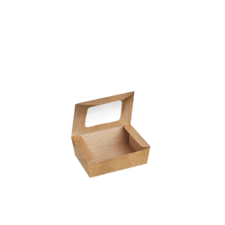 600ml Kraft Box with PLA Window - Carton