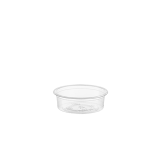 60ml Clear Compostable PLA Taster Bowl (No Lid) - Carton