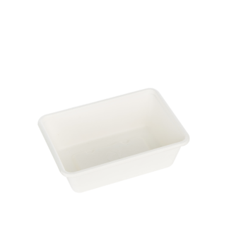 800ml Single Compartment Sugarcane Box - Carton