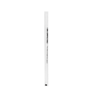 8mm Wrapped PLA Standard Straws - Carton