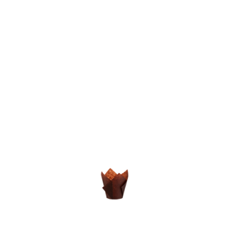Brown Tulip Muffin Cup - Carton