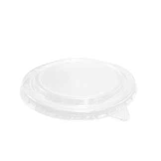 500/750/1000ml Clear PLA Compostable Paper Bowl Lid - Carton