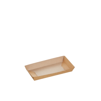 Kraft Rectangular Plate - Carton