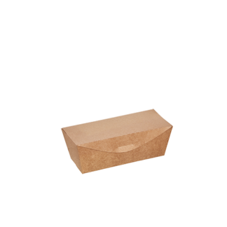 Large Kraft Hot Dog Box - Carton