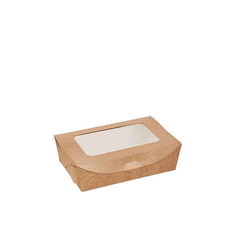 Medium Kraft Deli Box with PLA Window
