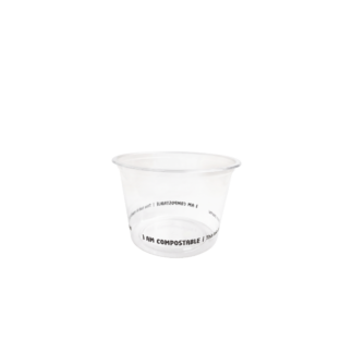 120ml Clear Compostable PLA Tub - Pack